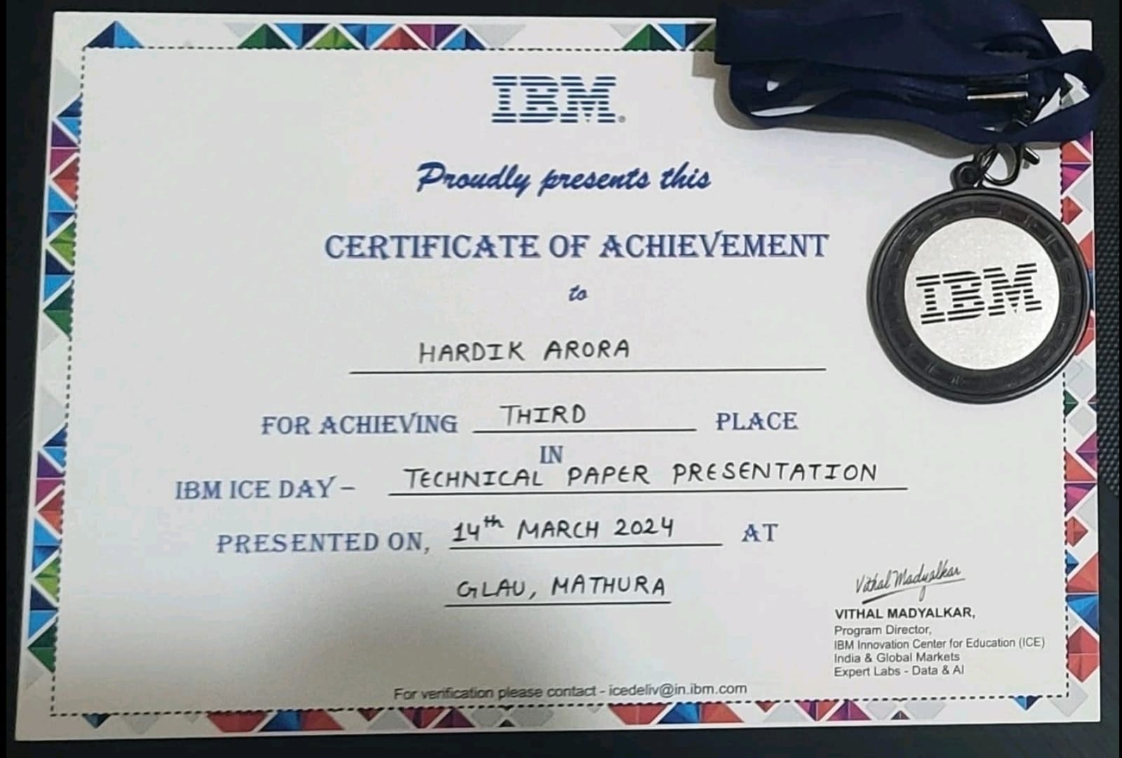 IBM ICE Day 2K24 - Technical Paper Presentation